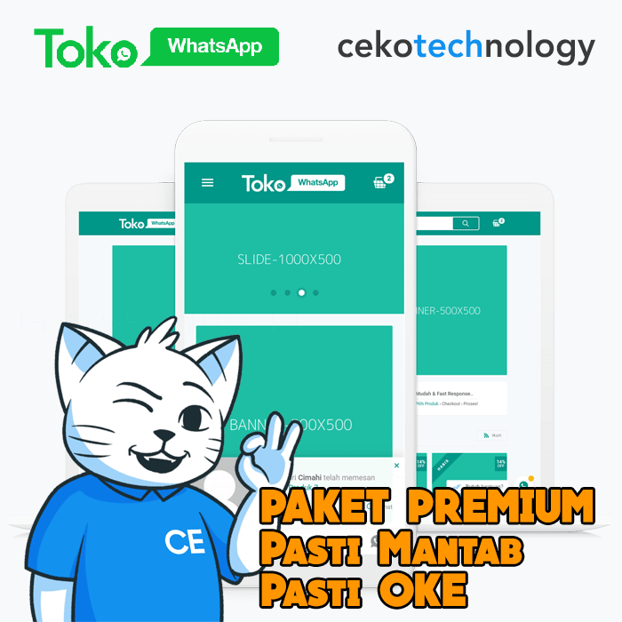 Paket Website Toko Online WhatsApp Premium