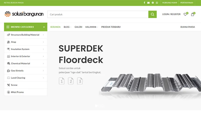 Jasa Pembuatan Website E-Commerce FUll Garansi Terbaik