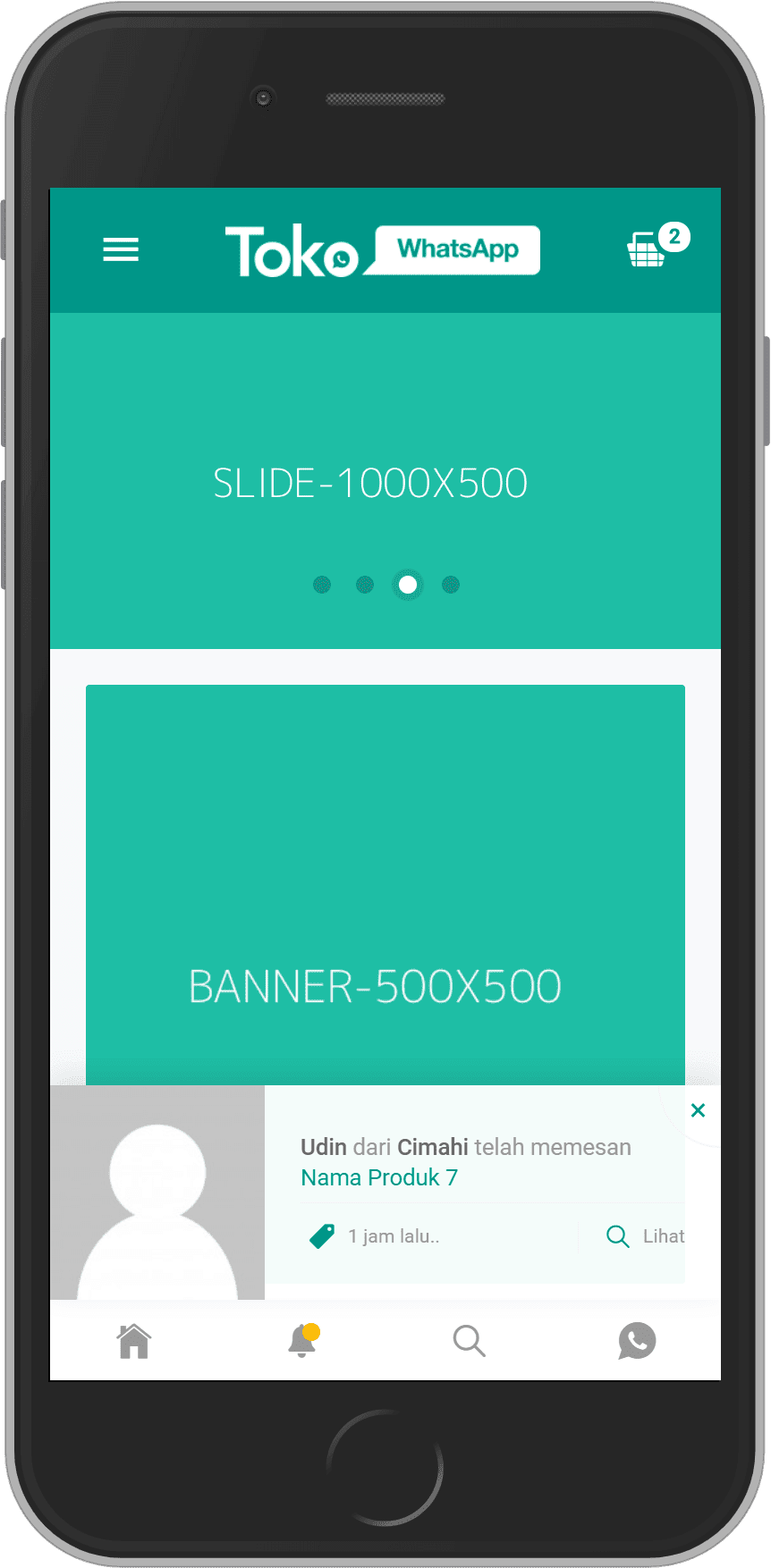 Toko Online WhatsApp iPhone