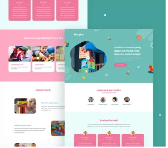 Demo Landing Page Desain Mainan Anak