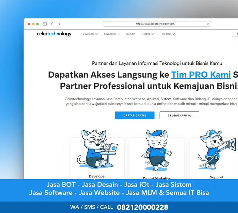Pembuatan Website Logistik