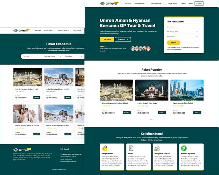 Website Travel Responsive dan Siap SEO!
