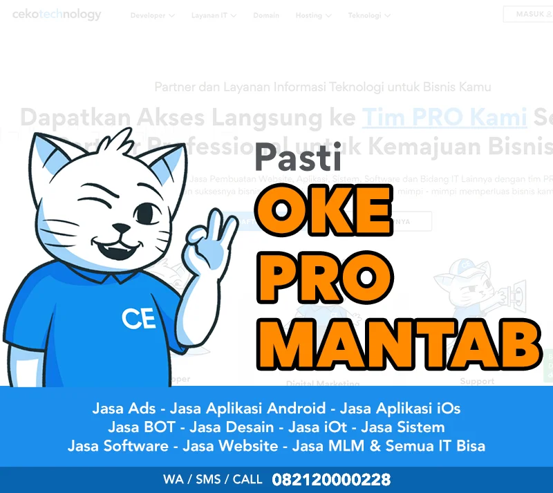 Features POS (Point of Sales) English Version by Cekotechnology OK
